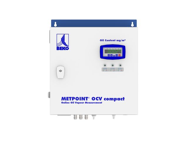 Sichere Überwachung des Öldampfgehalts in der Druckluft