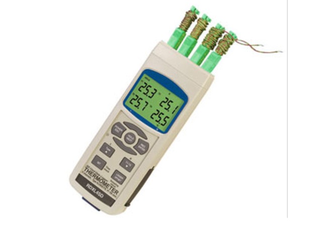 Tragbare Thermometer/Datenlogger mit SD-Karte