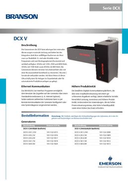 Serie DCX-S für automatisierte Schweißanwendungen