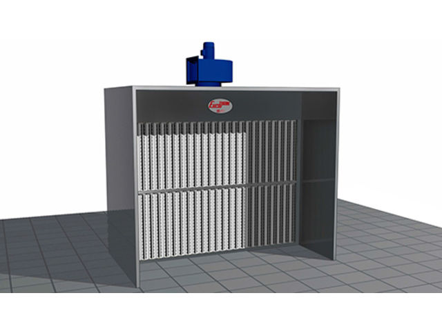 Lackierkabinen mit trockenfilterung
