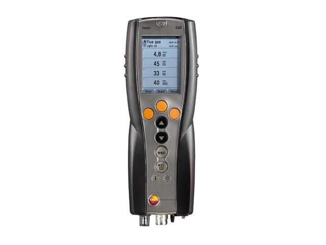 BRANCHENVERBRENNUNGSANALYSATOR O2 CO NO NO2 SO2 | Testo 340