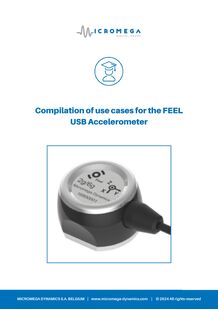 Zusammenstellung von Anwendungsfällen für den FEEL-USB-Beschleunigungsmesser