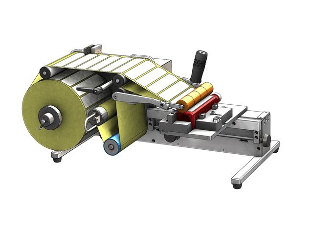 Halbautomatische Etikettiermaschine für flache und ovale Flaschen | Autofix Nova